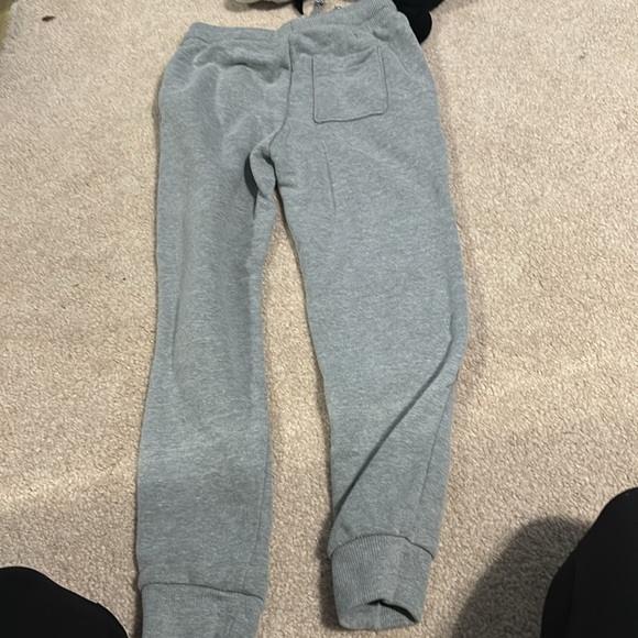 Gray Kids Bottoms with Dinosaur Print - Picture 2 of 2